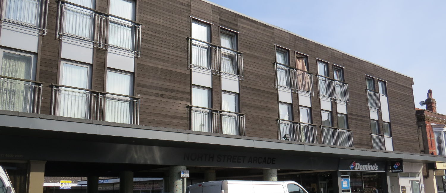 Apartments above a retail premises in Havant